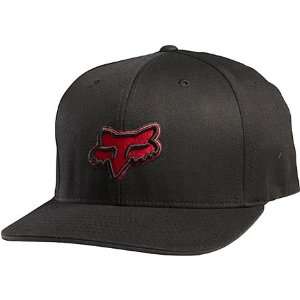 Fox Racing Suprano Mens Flexfit Fashion Hat/Cap   Color: Black, Size 