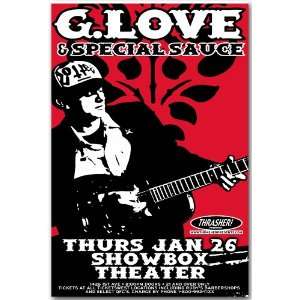  G. Love & Special Sauce Poster   C Concert Flyer