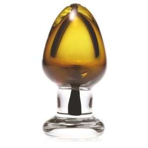  Simply Blown The Stopper Hand Blown Glass Butt Plug, Small 