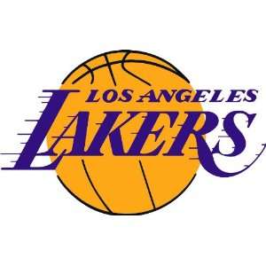  LA Los Angeles Lakers NBA Sticker Decal Auto Car 9X5.5 