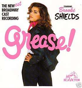 Grease   1995 Brooke Shields   New Broadway Cast CD  