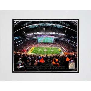 Photo File Green Bay Packers Super Bowl XLV Champions Stadium Matted 