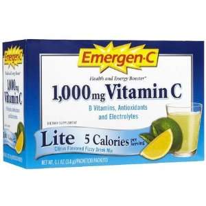  Emergen C Lite Vitamin C Drink Mix, Lemon Lime, 30 Packets 