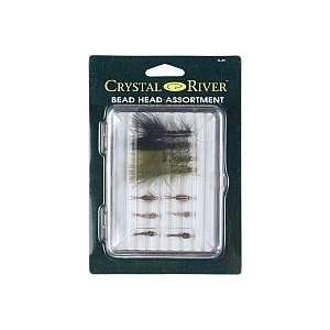  Crystal River Bead Head Fly Assortment (Assorted) Sports 