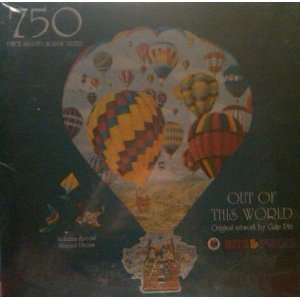  Out of This World 750 Piece Shaped Puzzle: Toys & Games