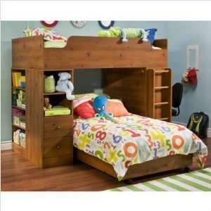   Bundle 32 Logik Loft Bunk Bed in Sunny Pine (3 Pieces): Home & Kitchen