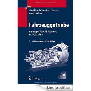 Fahrzeuggetriebe Grundlagen, Auswahl, Auslegung und Konstruktion (VDI 