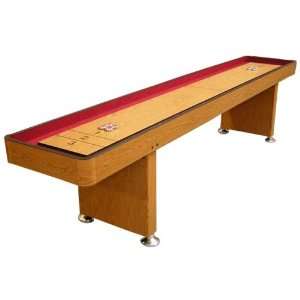  Oak 12 Foot Shuffleboard Table: Sports & Outdoors