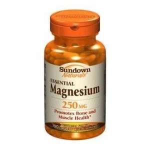  Sundown Magnesium Caplets 250mg 100: Health & Personal 