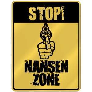  New  Stop  Nansen Zone  Parking Sign Name