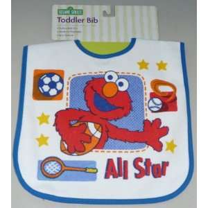    Sesame Street Baby Infant Toddler Bib Elmo Sports Theme Baby