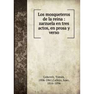   verso TomÃ¡s, 1806 1861,Callejo, Juan, 1816 1896 GenovÃ©s Books