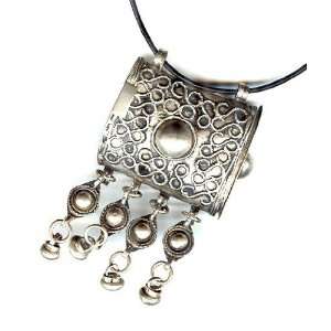 Vintage Substantial Silver Pendant from Ethiopia ~ Engagement Pendant