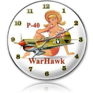 P 40 Warhawk Clock: Home & Kitchen