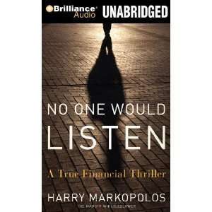  No One Would Listen A True Financial Thriller [Audiobook 