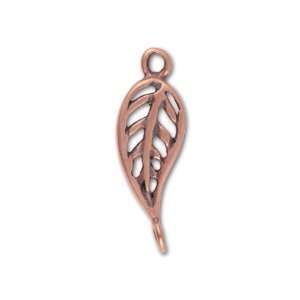  Antique Copper Plated Pewter Leaf Link: Arts, Crafts 