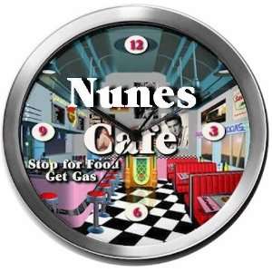  NUNES 14 Inch Cafe Metal Clock Quartz Movement Kitchen 