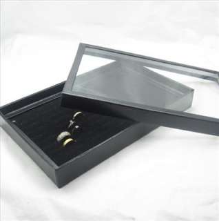 Ring Jewelry Display Box Velvet Tray Case 100 Slot  