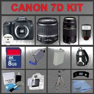  Canon EOS 7D 18MP Digital SLR Camera Body + Canon 18 55mm 
