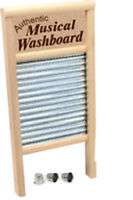 TROPHY AUTHENTIC MUSICAL WASHBOARD WITH THIMBLES   NEW  