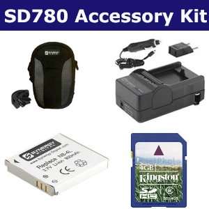  Canon Powershot SD780 IS Digital Camera Accessory Kit 