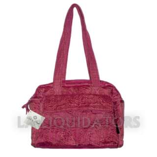 NEW Donna Sharp Raspberry Ice Ava Bag Quilted Handbag  