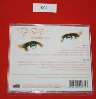 BEAUTIFUL EYES TAYLOR SWIFT  EXCLUSIVE CD & DVD 843930000753 
