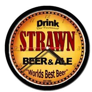  STRAWN beer and ale cerveza wall clock: Everything Else