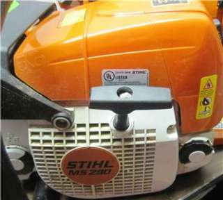 Stihl Farm Boss MS 290 Chainsaw with Case & Blade Cover *Nice*  