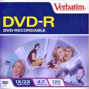   94817 Recordable DVD R, Single Disc in Jewel Case Electronics