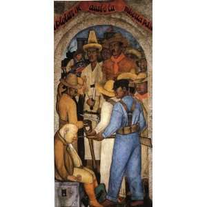   Diego Rivera   24 x 50 inches   Death of the Capita Home & Kitchen