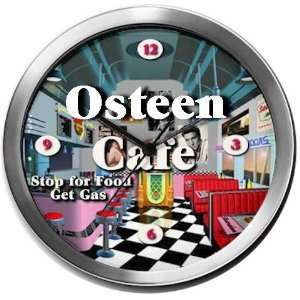  OSTEEN 14 Inch Cafe Metal Clock Quartz Movement: Kitchen 