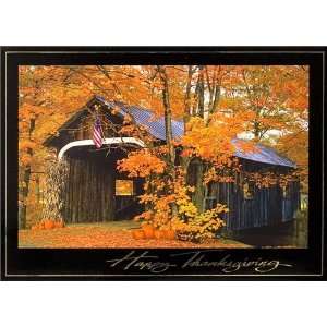  Covered Bridge in Autumn   100 Cards