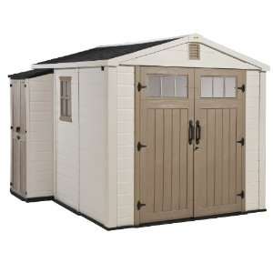   by 9 foot Storage Building with Side Cabinet: Patio, Lawn & Garden