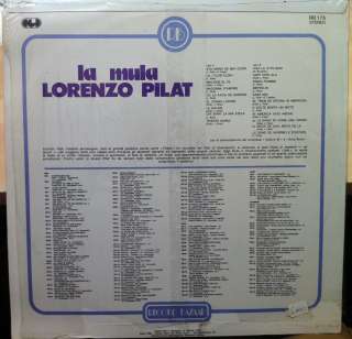 LORENZO PILAT la mula LP RB 175 VG+ 1978 Italy  