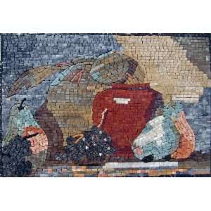   16x24 Handmade Marble Mosaic Stone Kitchen Backsplash: Home & Kitchen