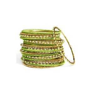  Cara Accessories Mix Media Bangles (Set of 24) Jewelry