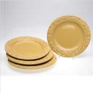   Gold Dessert Plate by Pamela Gladding (Set of 4): Kitchen & Dining