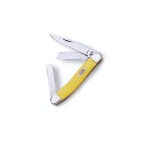  CASE KNIFE  71035 YELLOW STOCKMAN KNIFE: Home Improvement