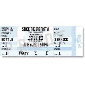  Stock The Bar Shower Ticket Invitations: Health & Personal 