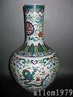 China noble dou cai Porcelain dragon Globular vase