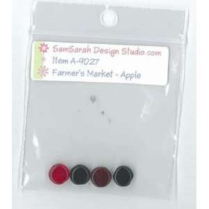  Farmers Market Fresh Apple Embellishment Pack: Everything 