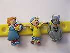 CAILLOU GILBERT & ROSIE SHOE CHARMS FIT CROC SHOES ADORABLE