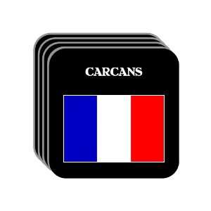  France   CARCANS Set of 4 Mini Mousepad Coasters 