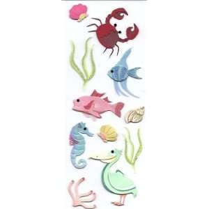 Sea Creatures  Jolees Dimensional Stickers(11 pieces)