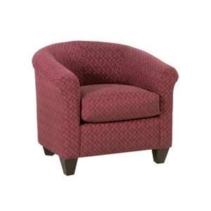 : Carla Designer Style Rounded Back Tub Fabric Accent Chair: Carla 