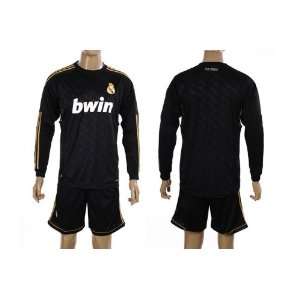   quality real madrid away long sleeve soccer jerseys soccer uniforms