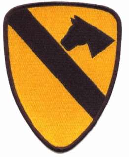 US Army 1st Calvary Division logo SEW ON Patch NEW  