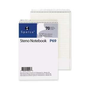  SPRP69   Steno Notebook, Pitman Ruled, 70 Sheets, 6x9 