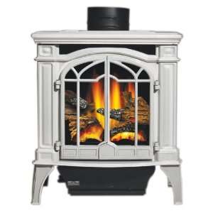 Bayfield Direct Vent Cast Iron Stove Color Winter Frost, Fuel Type 